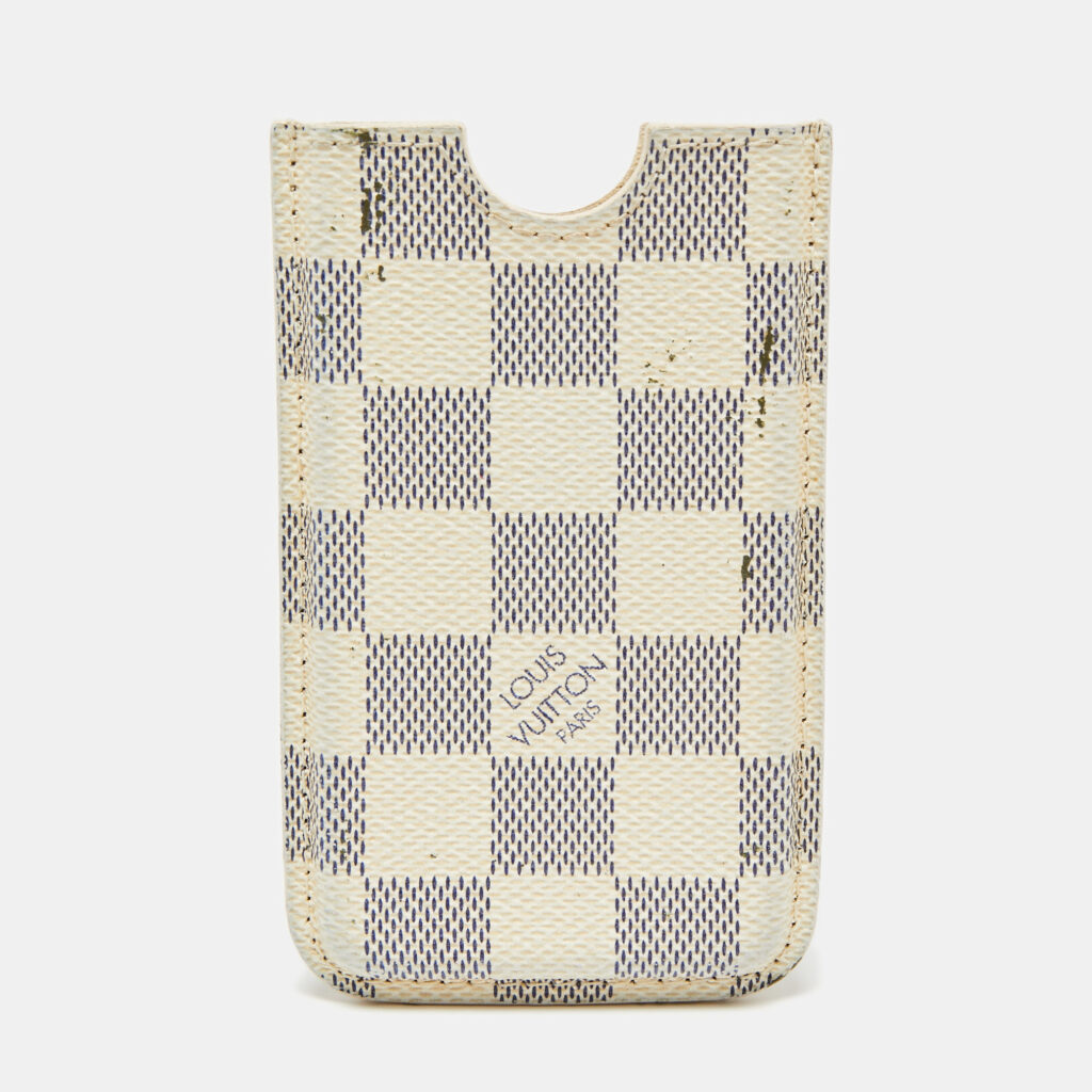 luxury-women-louis-vuitton-used-accessories-p645788-001-2 Louis Vuitton Damier Azur Canvas iPhone 4 Cover