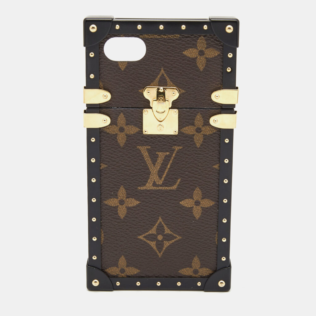 luxury-women-louis-vuitton-used-accessories-p858398-006 Louis Vuitton Monogram Canvas Eye Trunk iPhone 7 Case