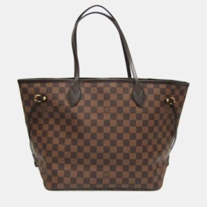 Louis Vuitton Brown Canvas Medium Neverfull Totes