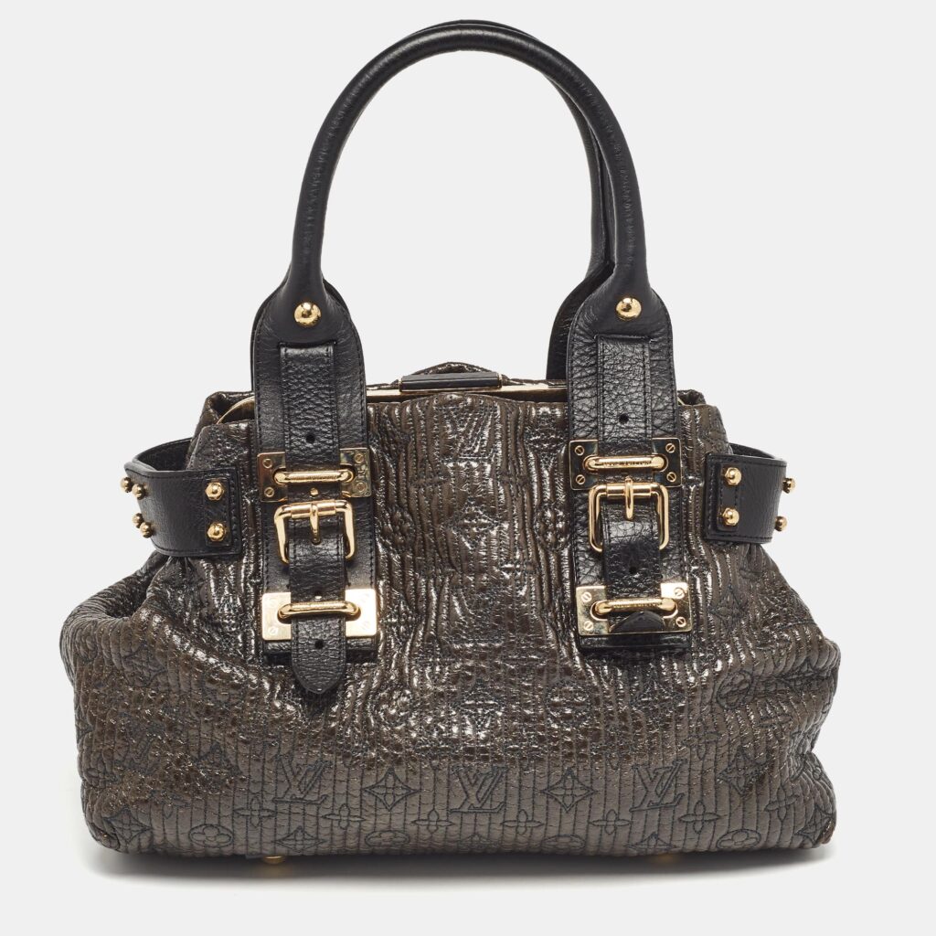 luxury-women-louis-vuitton-used-handbags-p1024961-013 Louis Vuitton Black Monogram Motard Biker Bag