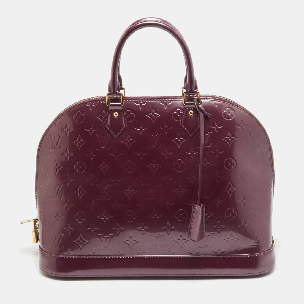 luxury-women-louis-vuitton-used-handbags-p1026384-004 Louis Vuitton Violette Monogram Vernis Alma GM Bag