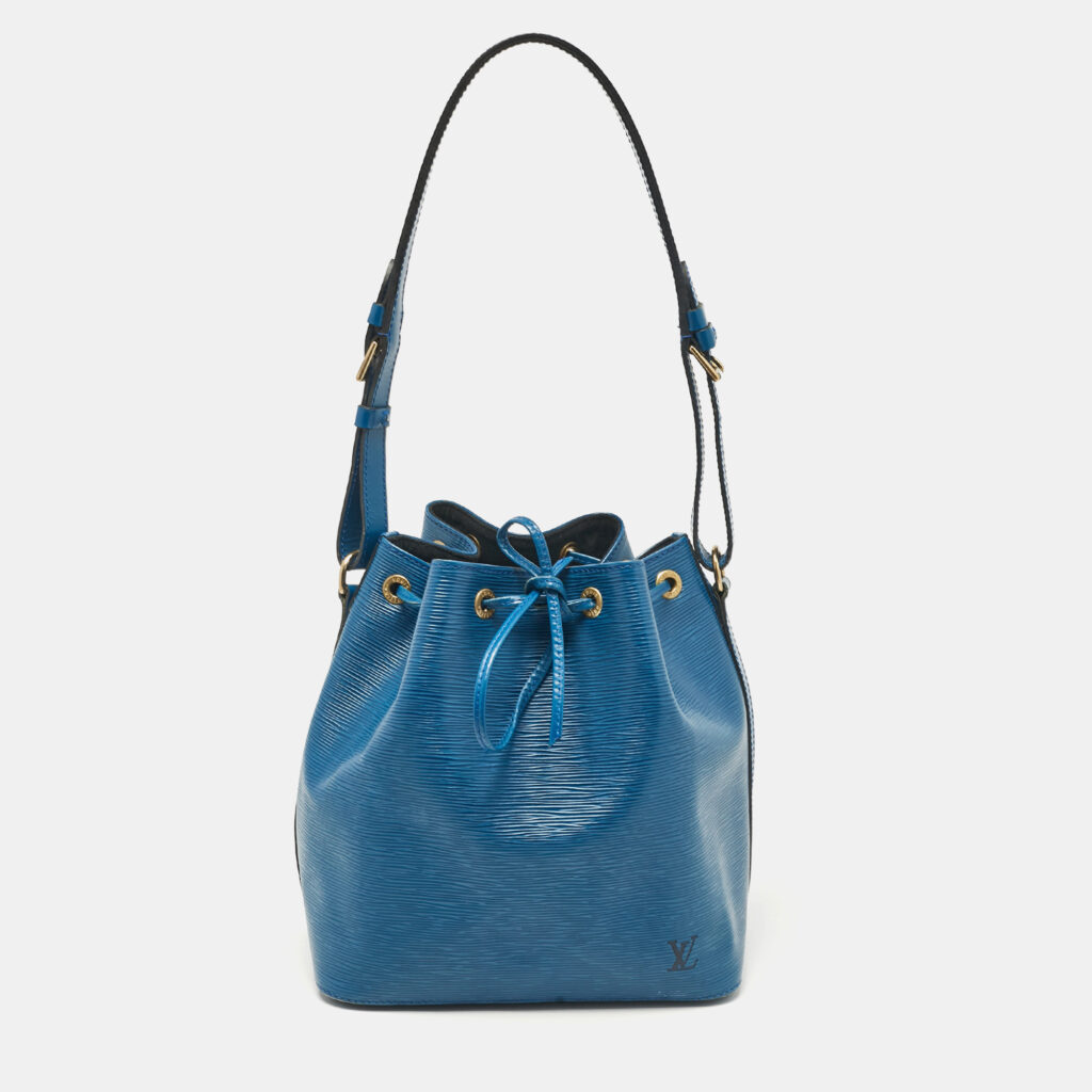 luxury-women-louis-vuitton-used-handbags-p1046599-002 Louis Vuitton Blue Toledo Epi Leather Petit Noe Bag