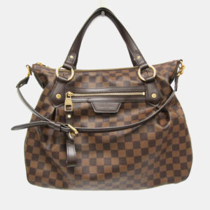 Louis Vuitton Ebene Damier Evora MM Handbag