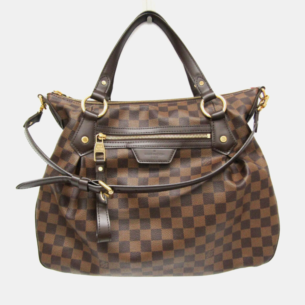 Louis Vuitton Ebene Damier Evora MM Handbag