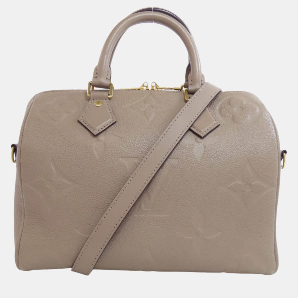 luxury-women-louis-vuitton-used-handbags-p1056126-002 Louis Vuitton Speedy Bandouliere 25 Empreinte Handbag