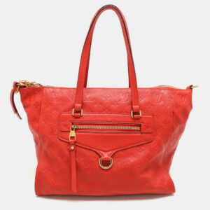 louis vuitton cherry monogram empreinte leather lumineuse pm bag