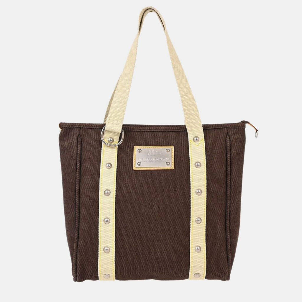 luxury-women-louis-vuitton-used-handbags-p1076089-010 Louis Vuitton Brown Antigua Cabas Mm Tote Bag
