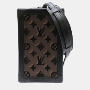 Louis Vuitton Monogram Brown Pet Odor Vertical Soft Trunk Shoulder Bag