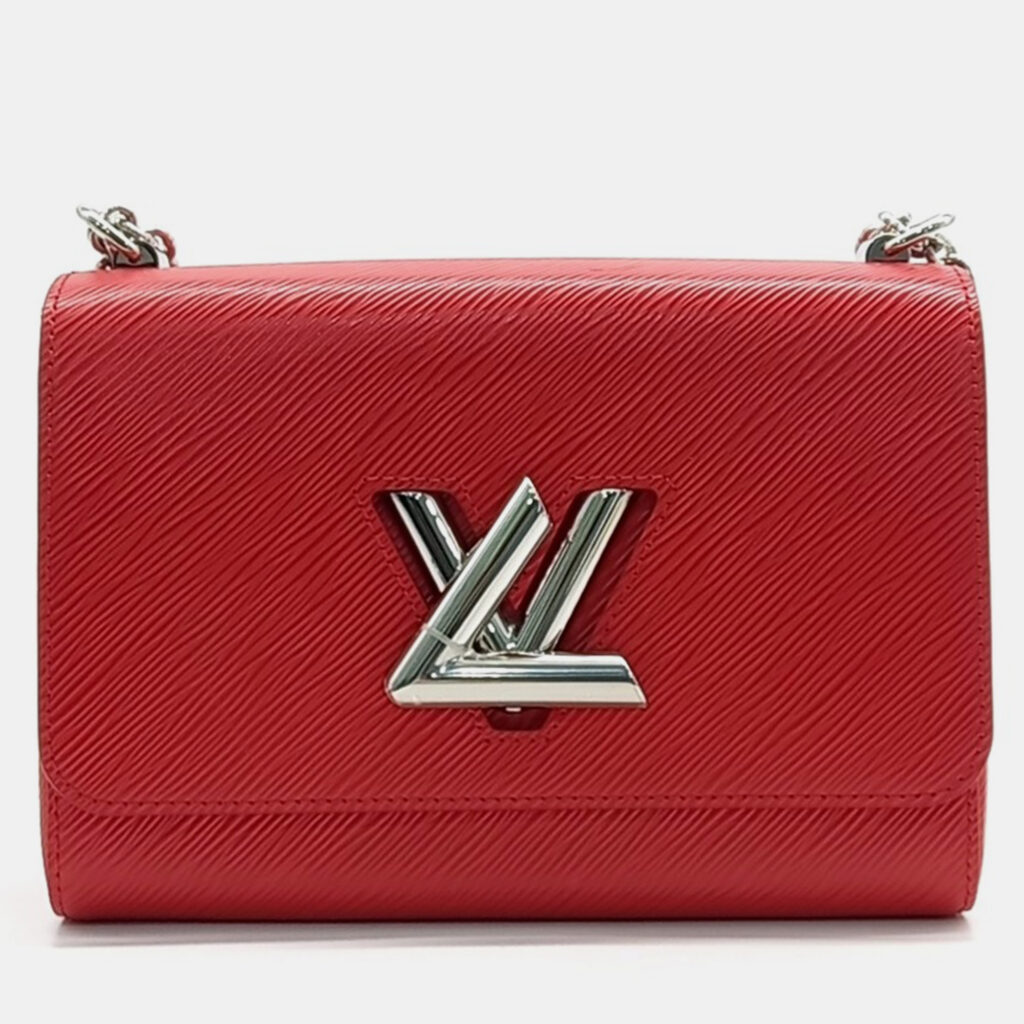 luxury-women-louis-vuitton-used-handbags-p1080091-004 Louis Vuitton Red Leather Epi Twist MM Bag