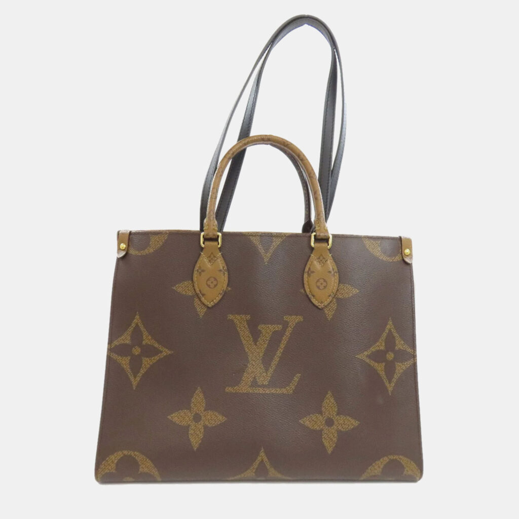 luxury-women-louis-vuitton-used-handbags-p1082524-009 Louis Vuitton Giant Monogram Canvas OnTheGo MM Tote Bag