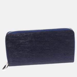 Louis Vuitton Blue Epi Leather Zippy Wallet