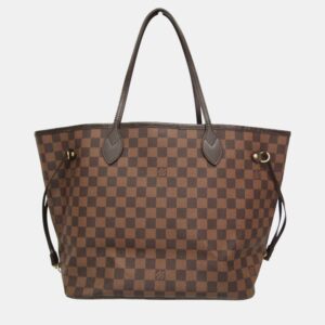Louis Vuitton Ebene Damier Neverfull MM Tote Bag