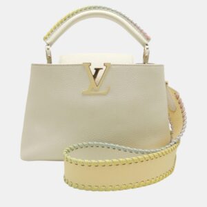 Louis Vuitton Snow Rainbow Taurillon Capucines Bb Handbag