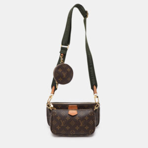 Louis Vuitton Green Monogram Canvas Multi Pochette Accessories Bag