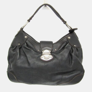 Louis Vuitton Noir Mahina Solar PM Shoulder Bag