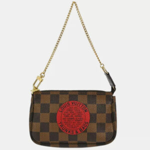 Louis Vuitton Brown Damier Ebene Canvas Mini Pochette Accessoires Shoulder Bag
