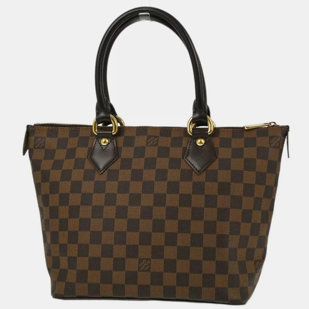 luxury-women-louis-vuitton-used-handbags-p1095718-002 Louis Vuitton Brown Damier Saleya PM Tote Bag