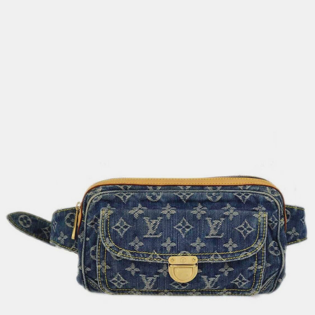 luxury-women-louis-vuitton-used-handbags-p1095748-009 Louis Vuitton Blue Monogram Denim Baggy GM Shoulder Bag