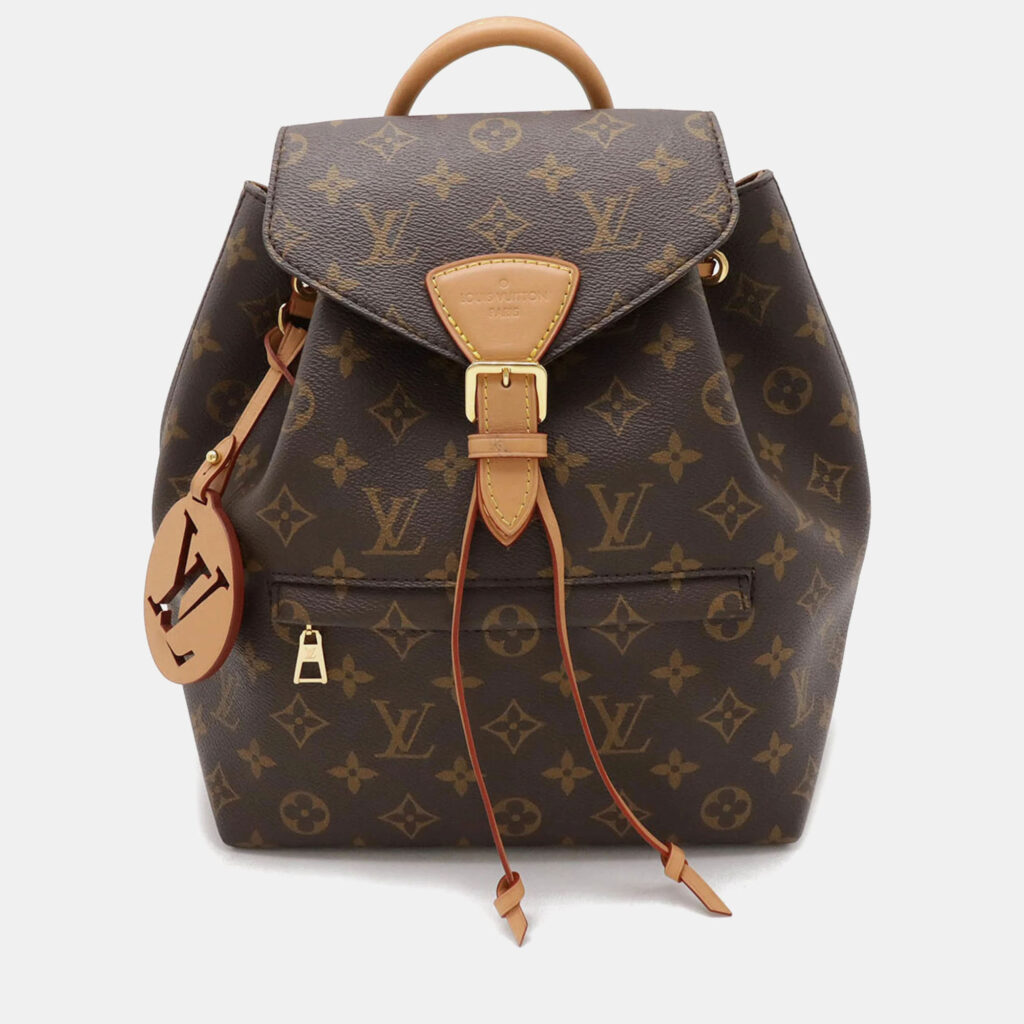 Louis Vuitton Brown Monogram Montsouris NM PM Rucksack Backpack