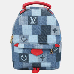 Louis Blue Canvas Vuitton Monogram Denim Mini Palm Springs Backpack