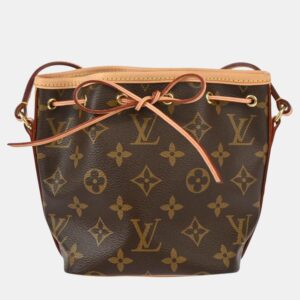 Louis Vuitton Brown Monogram Canvas Nano Noe Shoulder Bag