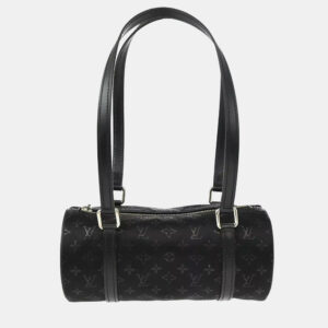Louis Vuitton Black Monogram Little Papillon Handbag