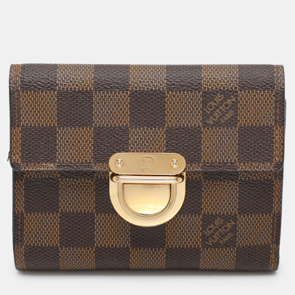 Louis Vuitton Damier Ebene Canvas Koala Wallet