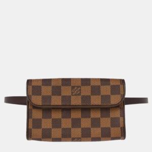 Louis Vuitton Damier Ebene Canvas Pochette Florentine Bum Bag