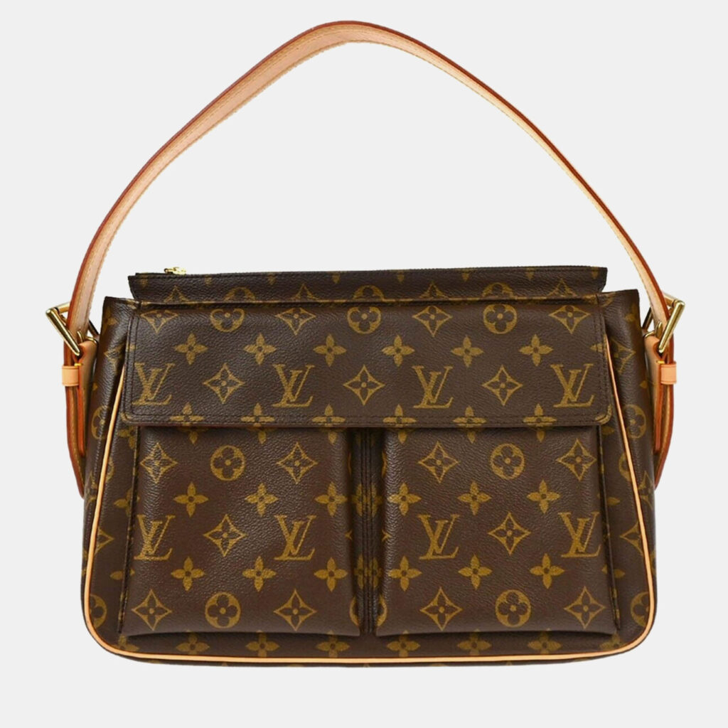 luxury-women-louis-vuitton-used-handbags-p1105850-005 Louis Vuitton Monogram Canvas Viva Cite GM Handbag