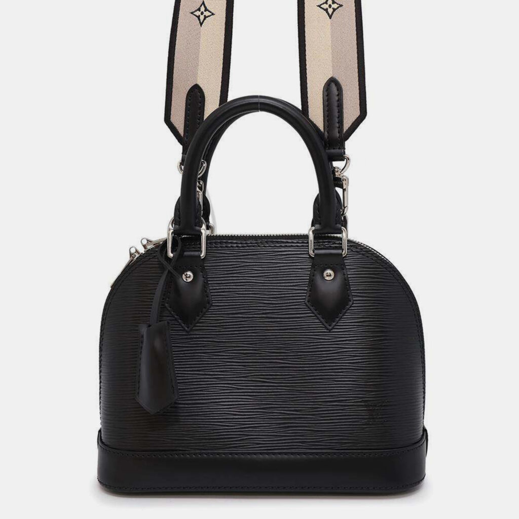 luxury-women-louis-vuitton-used-handbags-p1111222-002 Louis Vuitton Noir Epi Leather Alma BB Bag
