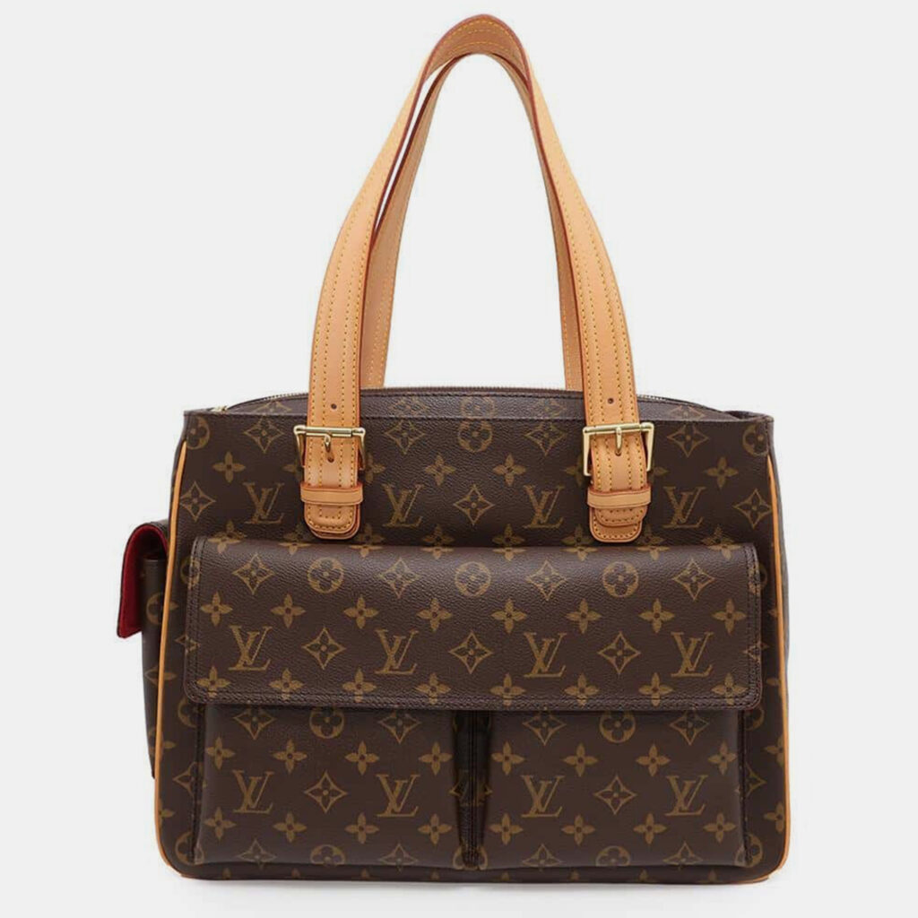 luxury-women-louis-vuitton-used-handbags-p1111236-009 Louis Vuitton Brown Monogram Multiple Cite Bag