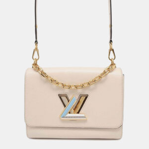 Louis Vuitton Ivory Epi Leather Twist MM Bag
