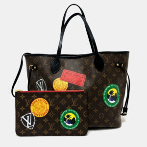Louis Vuitton Brown Damier Ebene Canvas Neverfull MM Tote Bag