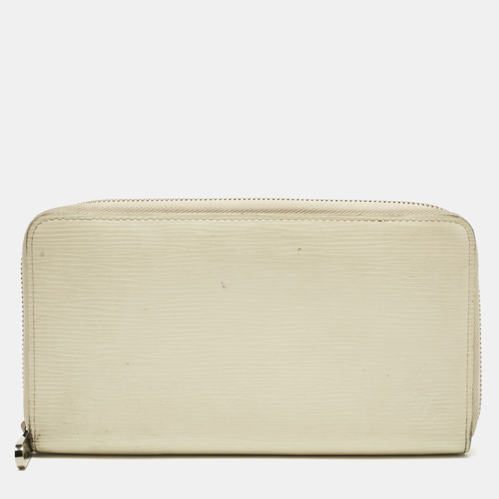 Louis Vuitton Ivory Epi Leather Zippy Wallet