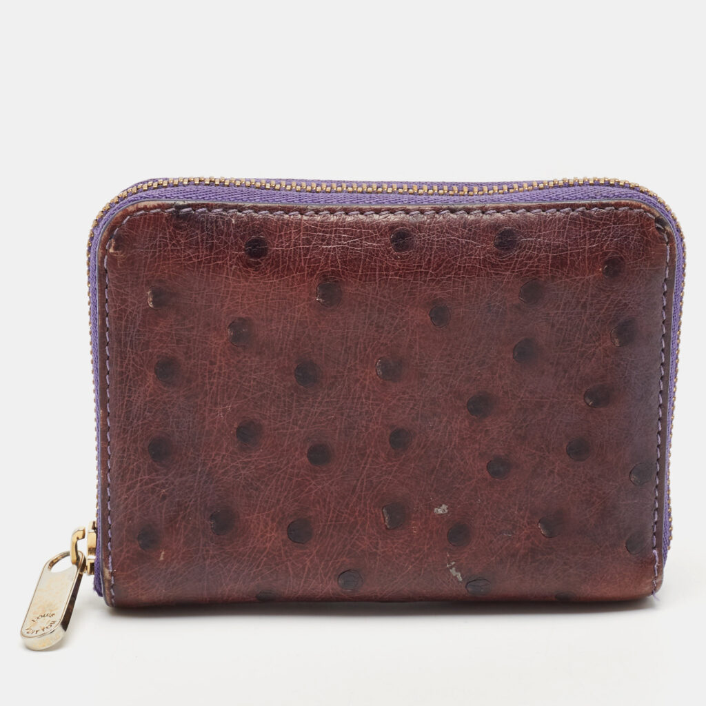 luxury-women-louis-vuitton-used-handbags-p1116007-012 Louis Vuitton Purple Ostrich Zippy Coin Purse