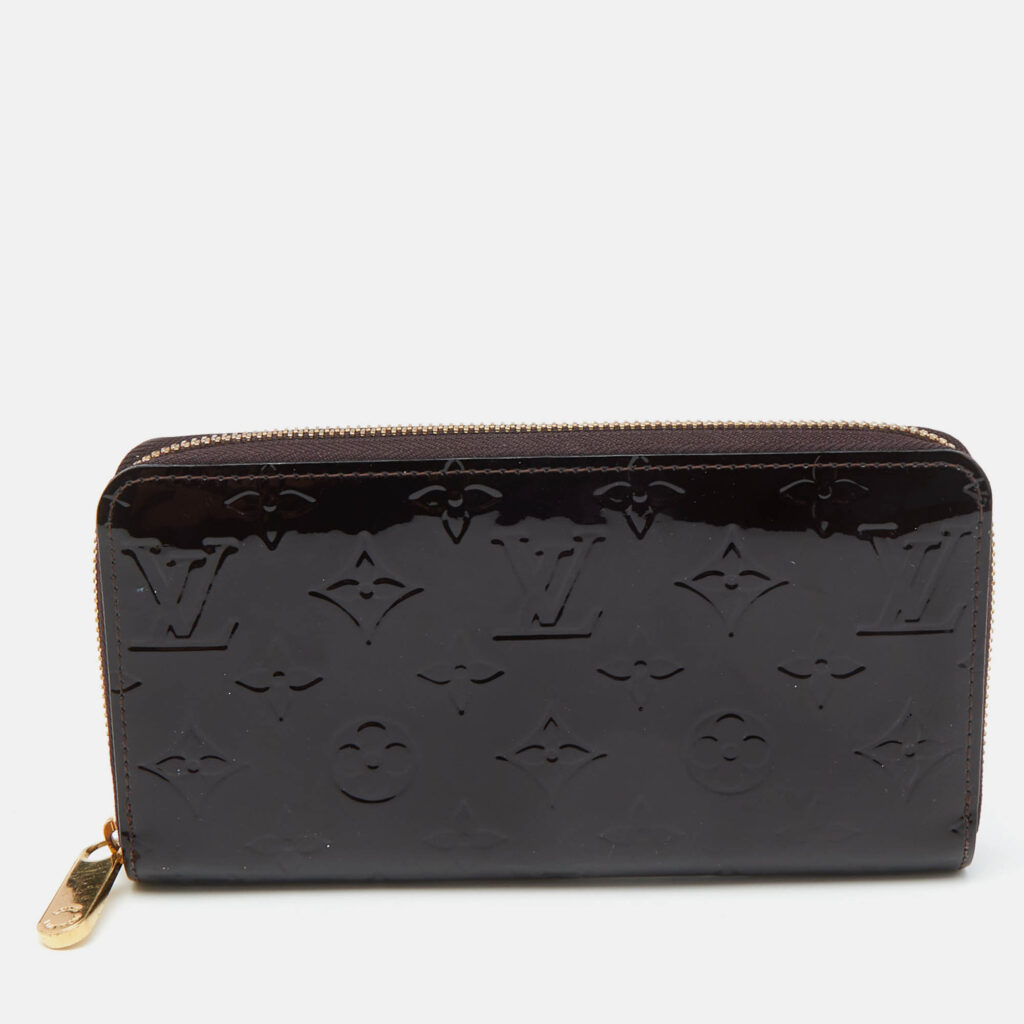luxury-women-louis-vuitton-used-handbags-p1117143-005 Louis Vuitton Amarante Monogram Vernis Zippy Wallet