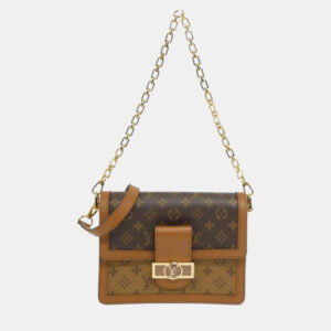 Louis Vuitton Monogram Reverse Dauphine MM Shoulder Bag