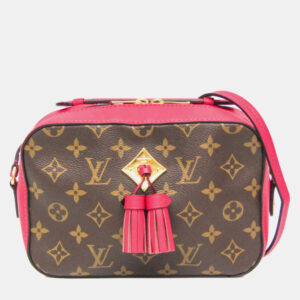 Louis Vuitton Brown/Freesia Monogram Saintonge Shoulder Bag