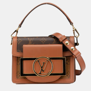 Louis Vuitton Brown Monogram Canvas Dauphine Lock XL Handbag