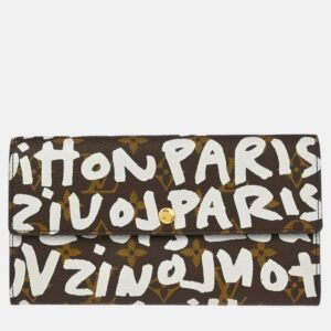 Louis Vuitton Monogram Graffiti Porte Monnaie Credit Wallet