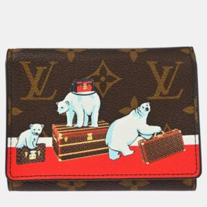 Louis Vuitton Monogram Canvas Polar Bear Trifold Wallet
