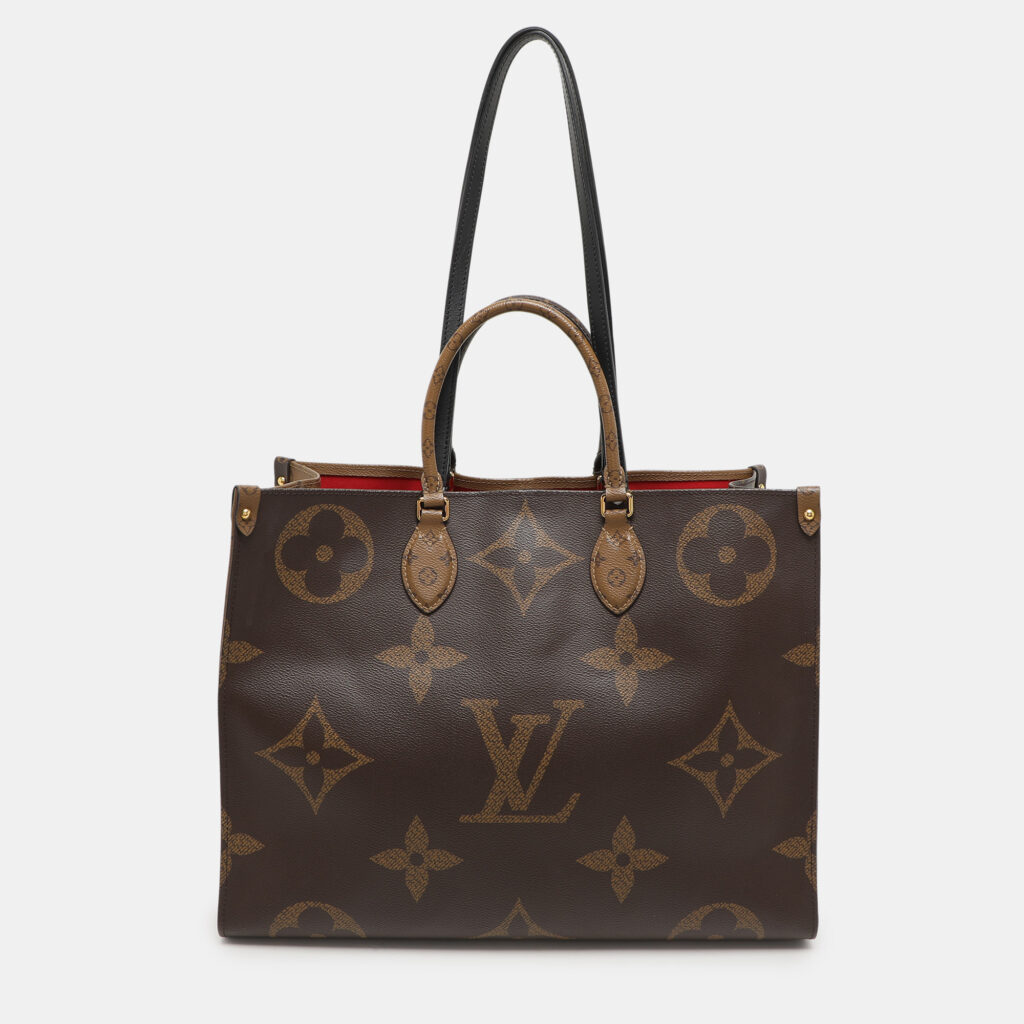 luxury-women-louis-vuitton-used-handbags-p1136090-003 Louis Vuitton Monogram Reverse Giant Canvas OnTheGo GM Bag
