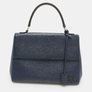 Louis Vuitton Blueberry Epi Leather Cluny MM Bag