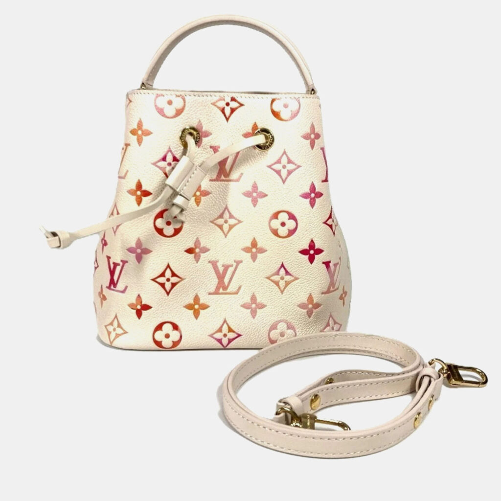 luxury-women-louis-vuitton-used-handbags-p1137207-006 Louis Vuitton Pink Monogram Empreinte Leather Neonoe BB Shoulder Bag