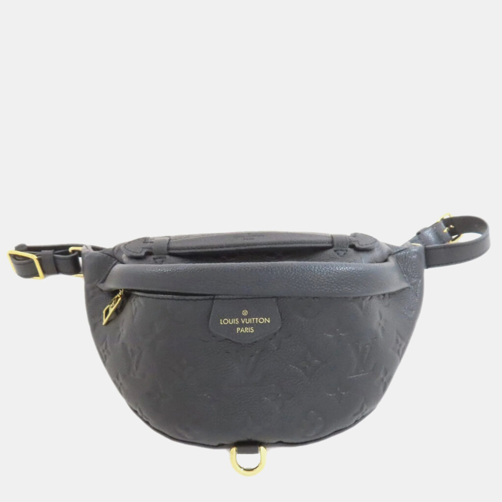 luxury-women-louis-vuitton-used-handbags-p1137280-006 Louis Vuitton Black Monogram Empreinte Bumbag