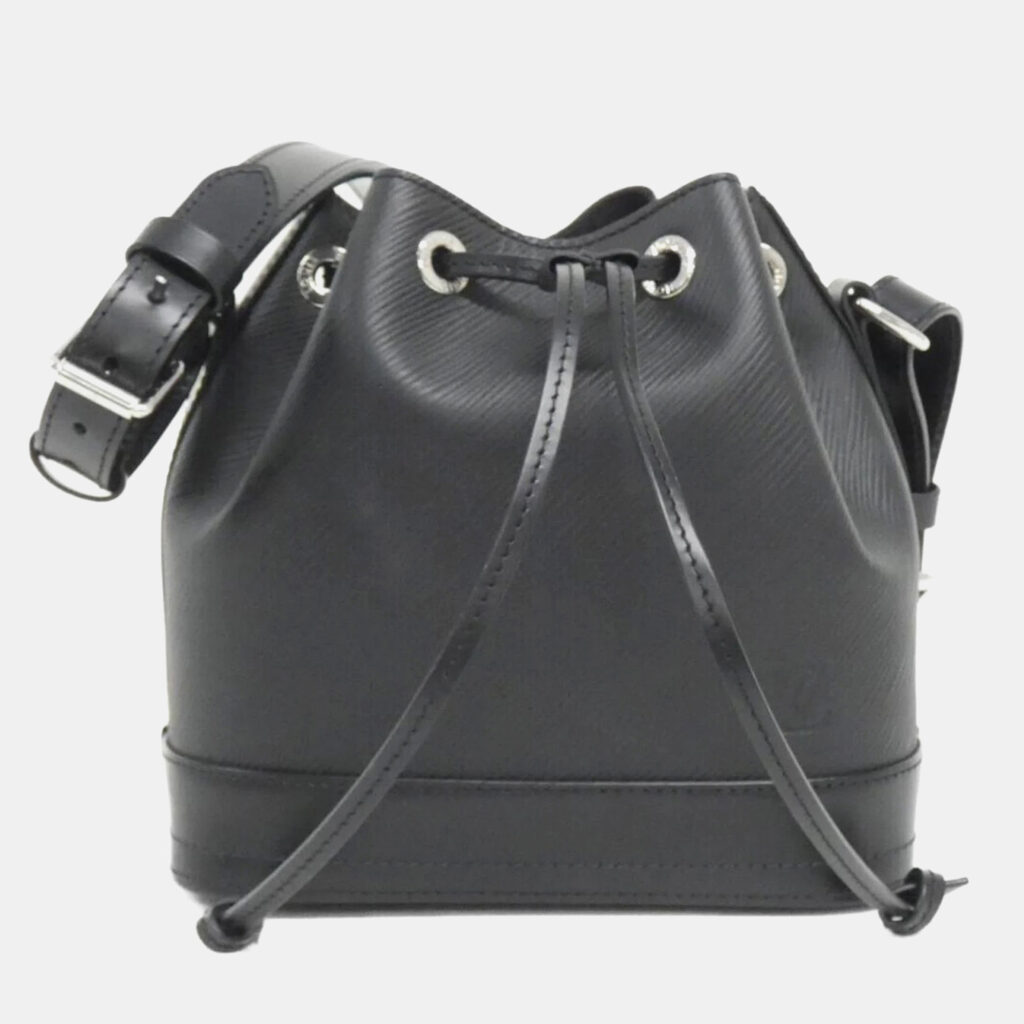 luxury-women-louis-vuitton-used-handbags-p1137300-005 Louis Vuitton Black Epi Leather Noe BB Shoulder Bag
