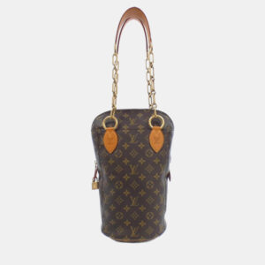 Louis Vuitton Brown Monogram Canvas Punching Shoulder Bag