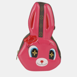 Louis Vuitton Brown Coated Canvas LV Monogram Rabbit Wallet On Chain