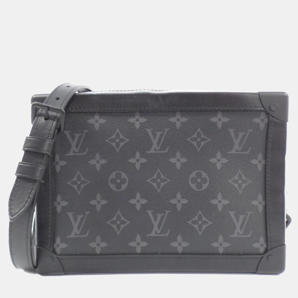 luxury-women-louis-vuitton-used-handbags-p1137387-006 Louis Vuitton Monogram Eclipse Soft Trunk Shoulder Bag
