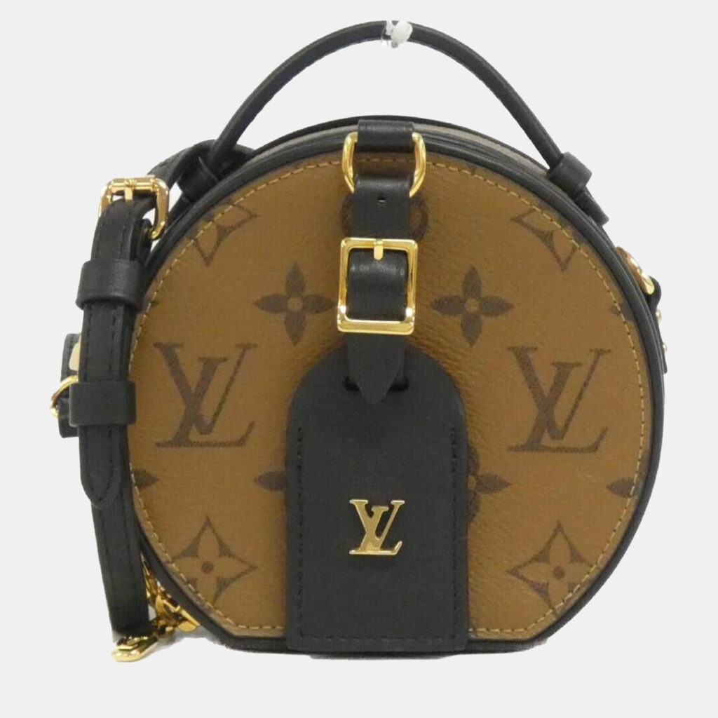 luxury-women-louis-vuitton-used-handbags-p1137401-006 Louis Vuitton Monogram Reverse Mini Boite Chapeau Shoulder Bag